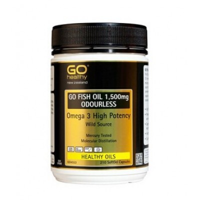 Go Healthy 高之源 无腥味深海鱼油 1500mg 210粒